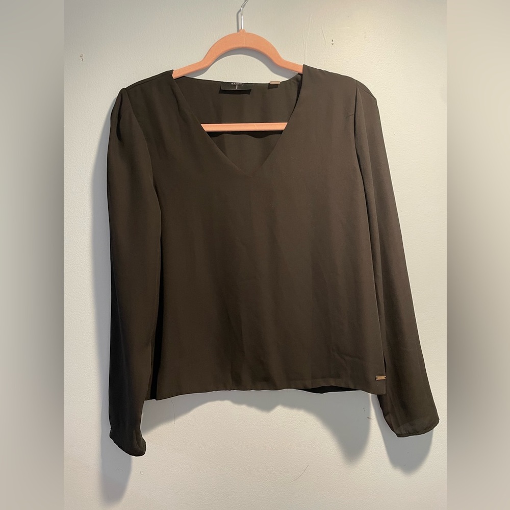 Basic black Tahari tunic